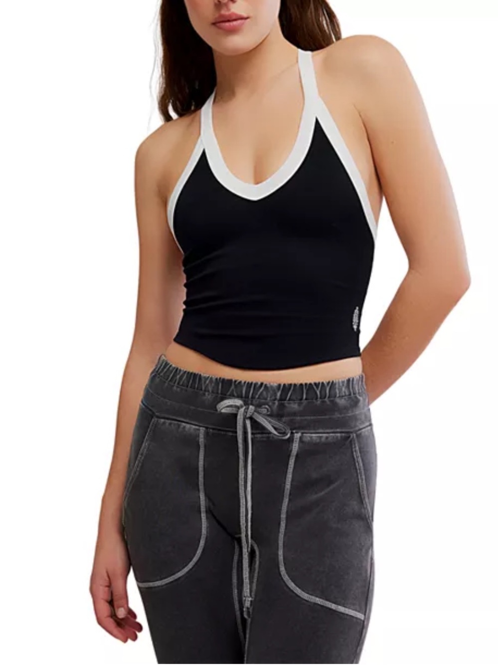 NWT Free People FP Movement Women's All Clear V Neck Cami Size Large